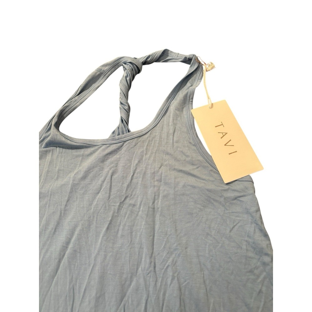 Tavi‎ XSMALL Top Light Blue Crossed Back NWT